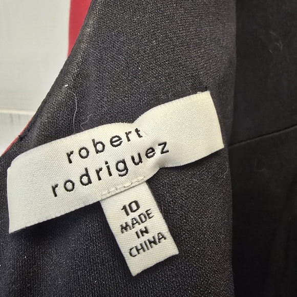 {10} Robert Rodriguez Red Structured Dress - Picture 11 of 13